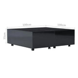 Gove Black Square luxury Coffee Tables