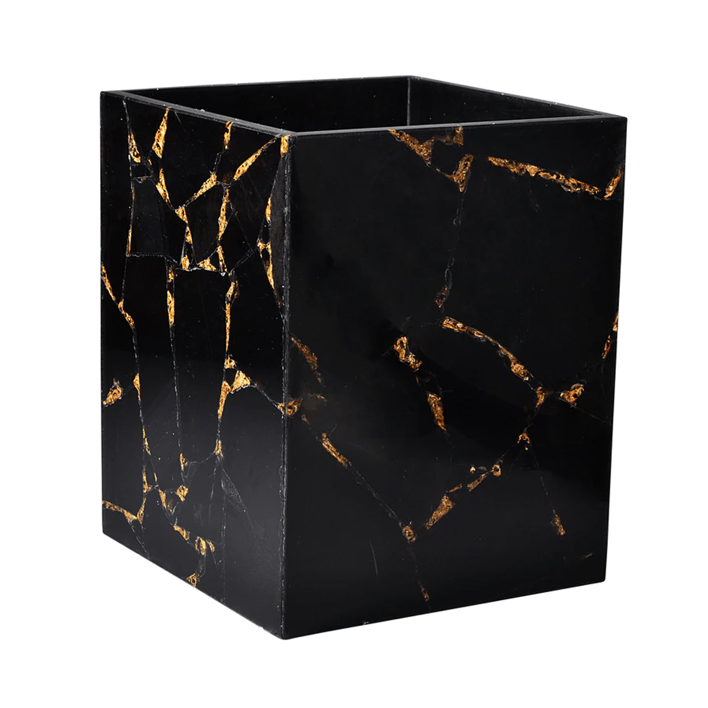 Black Marble Bathroom Set