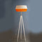 Akira classic golden crystal tripod table lamp