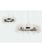 Dua set of 2 luxury Crystal finish Hanging Light