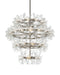 Enakshi modern crystal 4 layers hanging light for living room and dining room